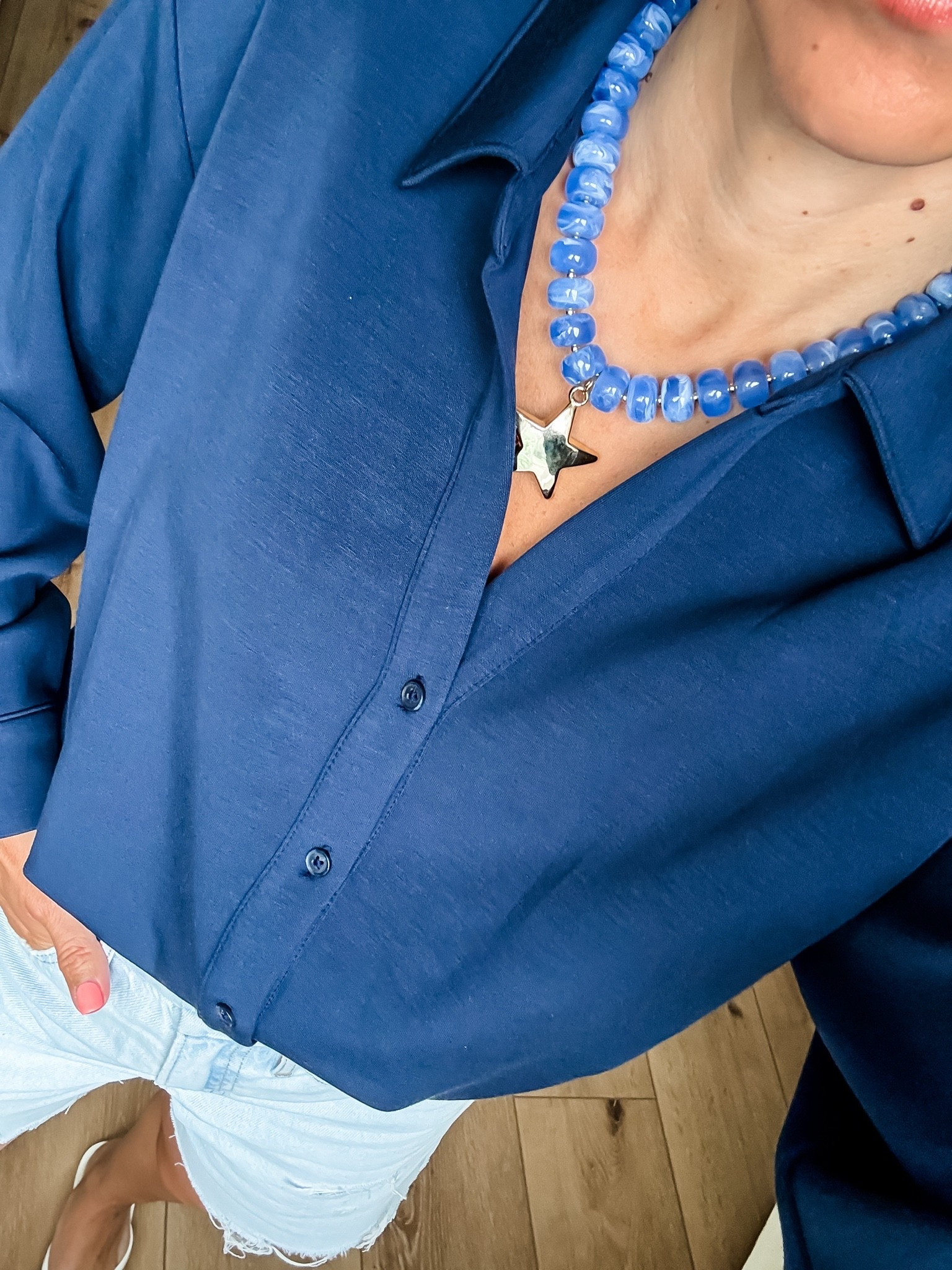 Spanx code TAMMYXSPANX. Small top. Star necklace. Beaded necklace.

#LTKOver40 #LTKSaleAlert
