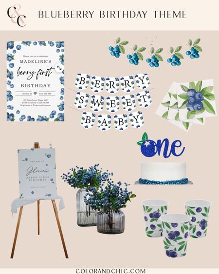 Blueberry birthday theme! I love the blueberries for a boy or girl. Super pretty and easy to get decor! 

#LTKparties #LTKhome #LTKstyletip