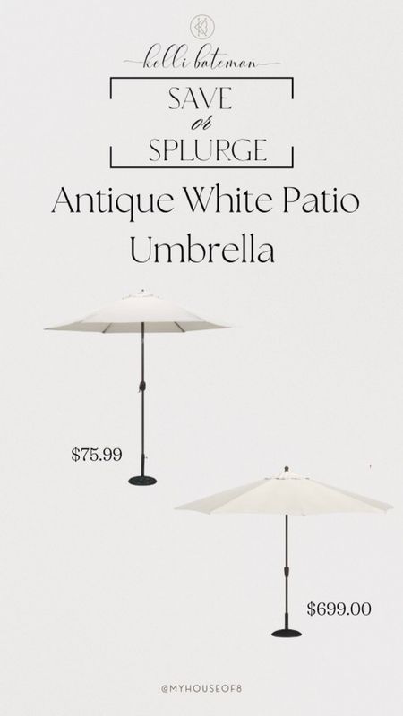 White Umbrella ~ Splurge or Save 


#LTKFind #LTKhome
