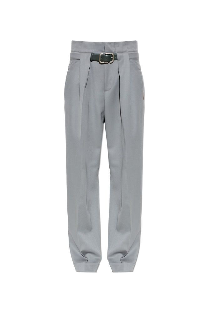 The Attico Belted Pleated Pants | Cettire Global