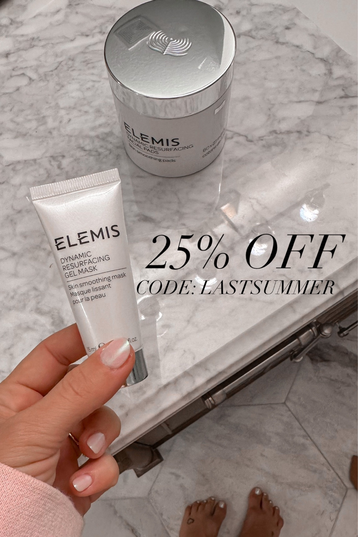 Skin smoothing pads, mask, & face wash 
25% off today code LASTSUMMER

#skincare @elemis #ad #elemispartner

#LTKsalealert #LTKbeauty #LTKunder50