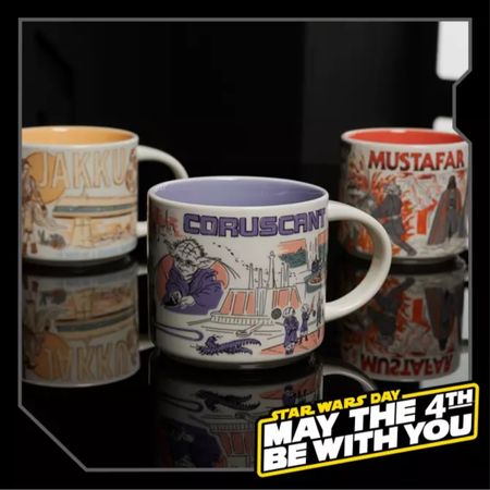 & the new Starbucks Star Wars mugs! 