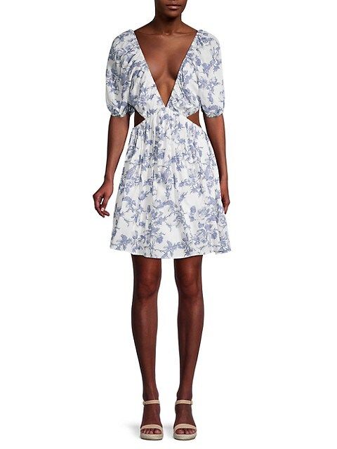Eden Floral Cutout Dress | Saks Fifth Avenue OFF 5TH