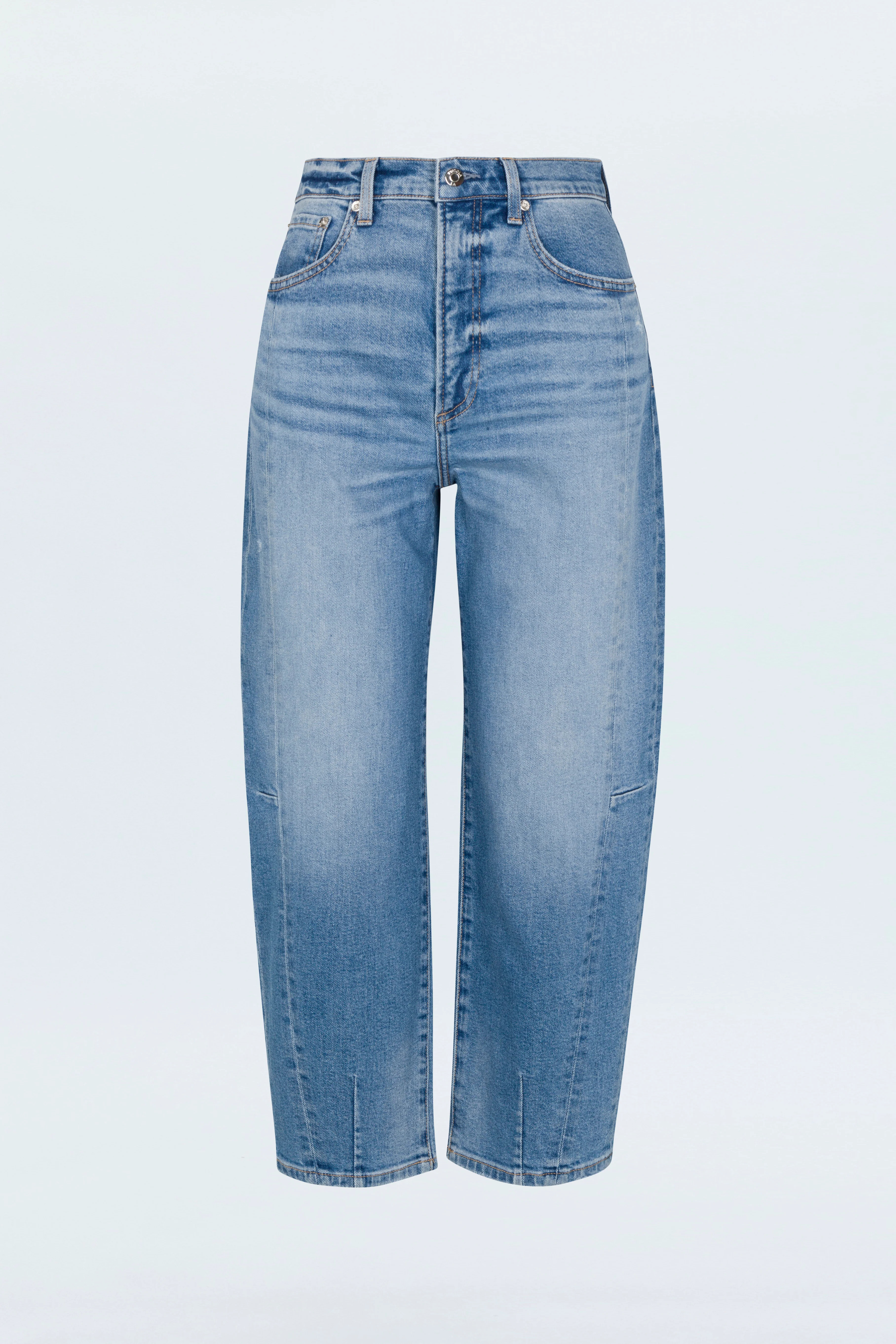 Eli High Rise Barrel Jean - Sun-kissed | Pistola Denim