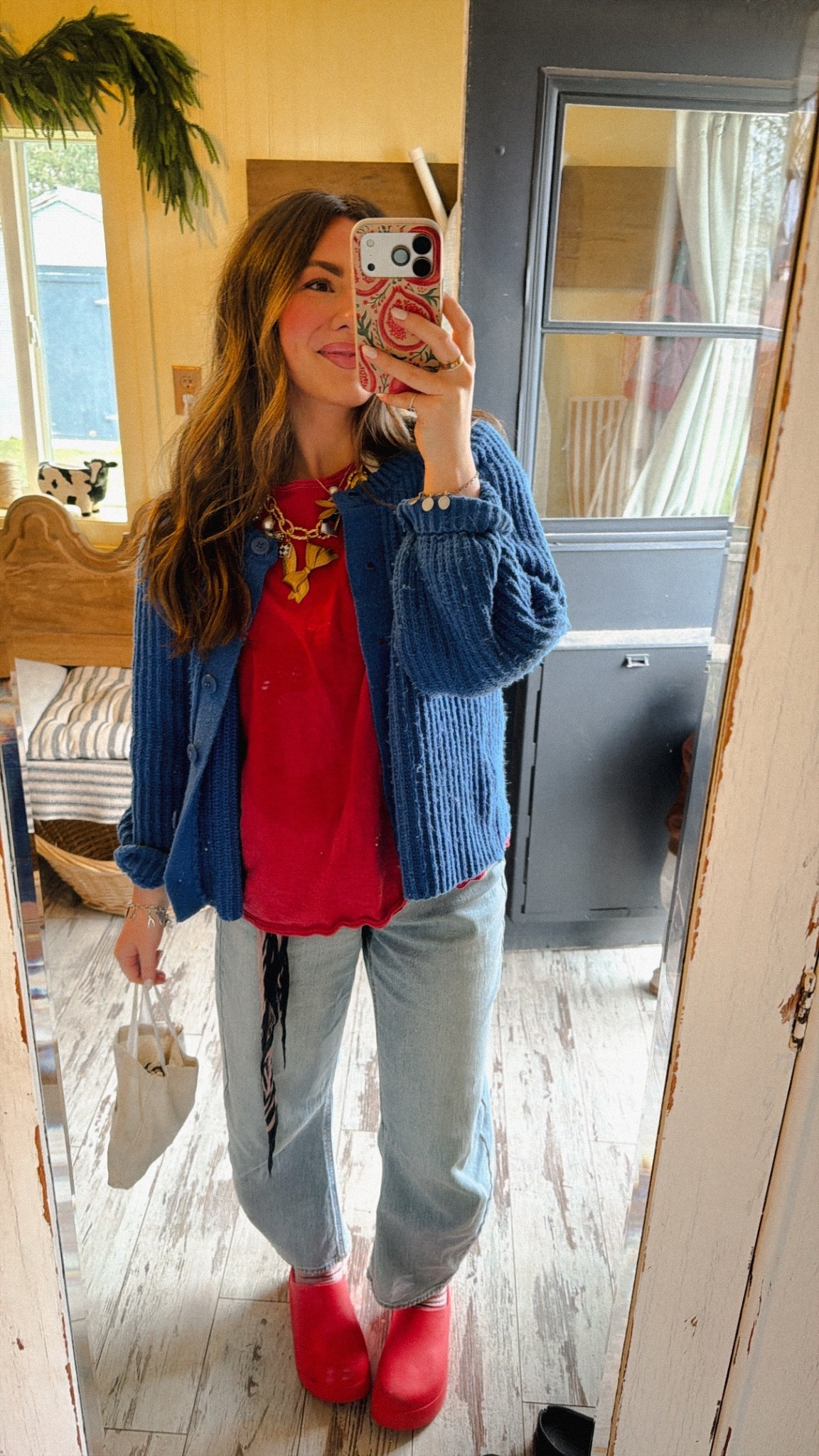 Chunky knitted cardigans in fun bright colors are my love language 💘 this one is from TikTok shop but linking some favs! Barrel jeans from old navy in size 0. Super stretchy and comfy! Size down if in between sizes! Wearing my favorite crocs Dylan platform clogs in this yummy bright red! Wearing size 6. Normally a 6.5

#LTKmomlife #LTKPetite #LTKgrwm