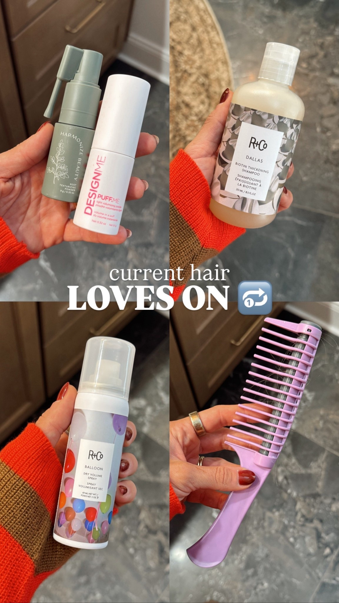 Current hair loves on repeat 🔂 trying all the volume things & they’re so good! 

Amazon beauty / hair care / short hair styling / r&co / Holley Gabrielle 

#LTKBeauty #LTKFindsUnder50 #LTKStyleTip