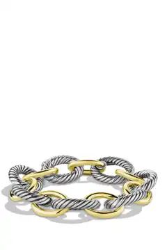 'Oval' Extra-Large Link Bracelet with Gold | Nordstrom