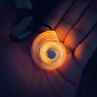 Glow in The Dark Sea Witch Shell Necklace, Seashell Ursula Gold Costume | Etsy (US)