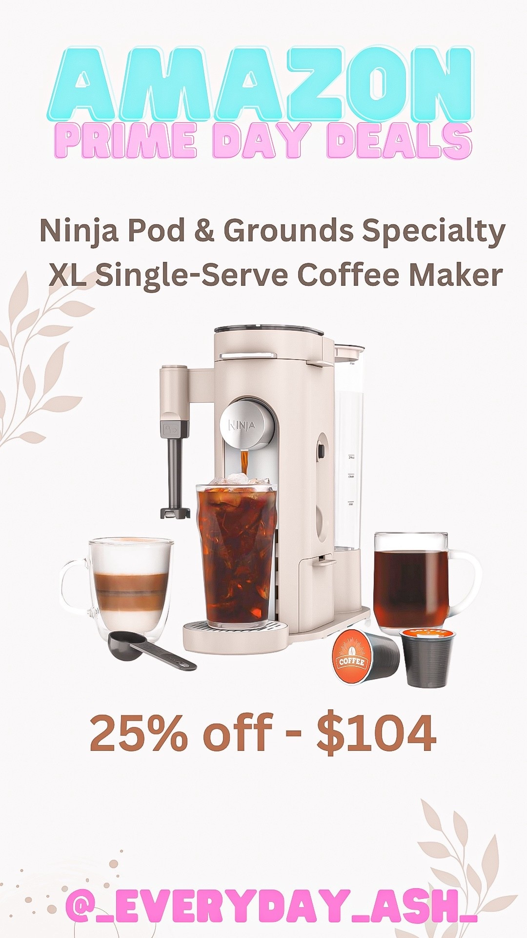 AMAZON PRIME DEAL DAYS 🎉🎉

Coffee maker,  ninja coffee maker,
Housewarming gift, wedding gift, amazon home finds, Amazon sales 

#LTKSaleAlert #LTKFamily #LTKHome