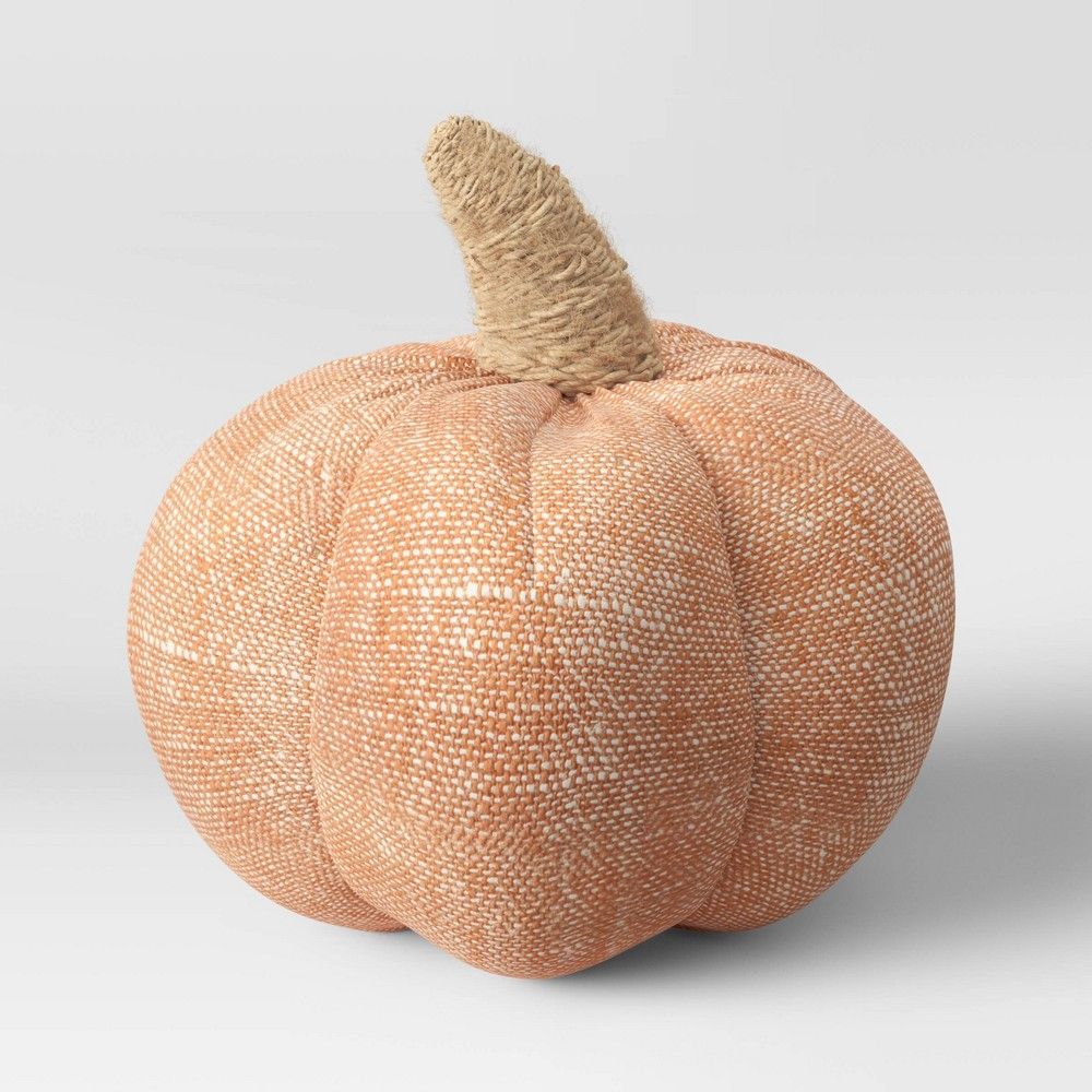 4"" x 4"" Fabric Pumpkin Figurine Orange - Threshold | Target