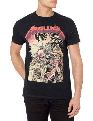 Metallica mens Mt-50040140-md T Shirt, Black, Medium US | Amazon (US)
