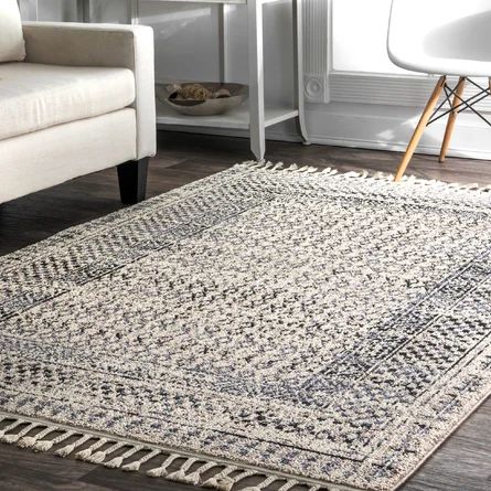 Baer Geometric Multi Gray Area Rug | Wayfair North America