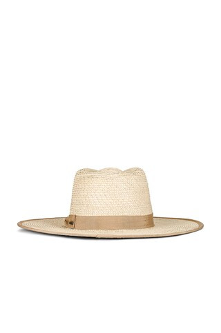 Jo Straw Rancher Hat in Natural & Beige | Revolve Clothing (Global)