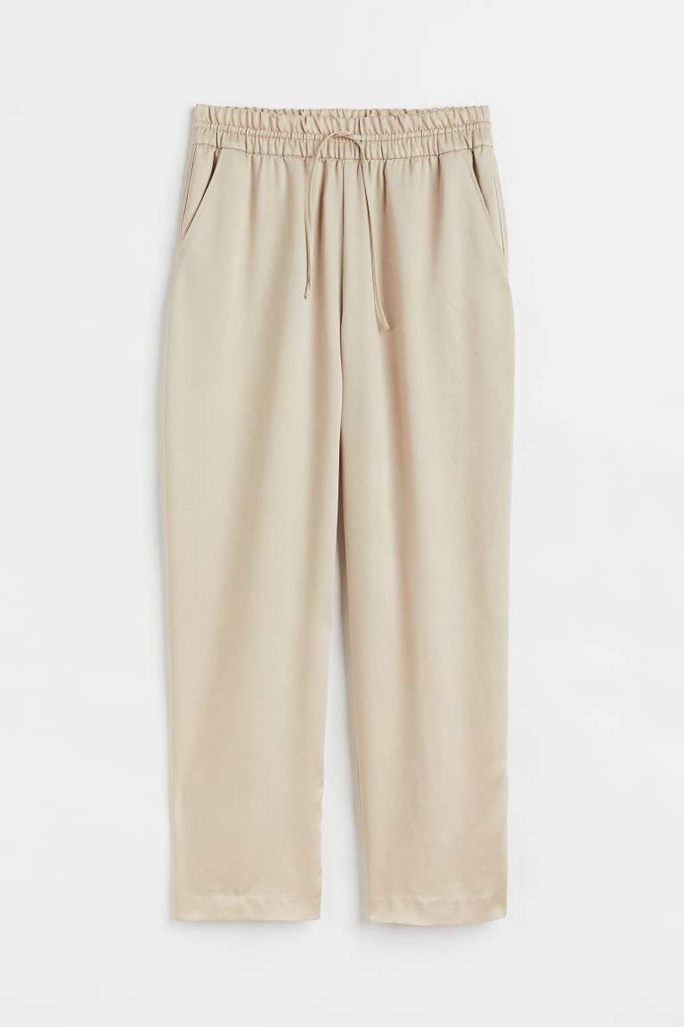 Pull-on Lyocell-blend Pants | H&M (US + CA)