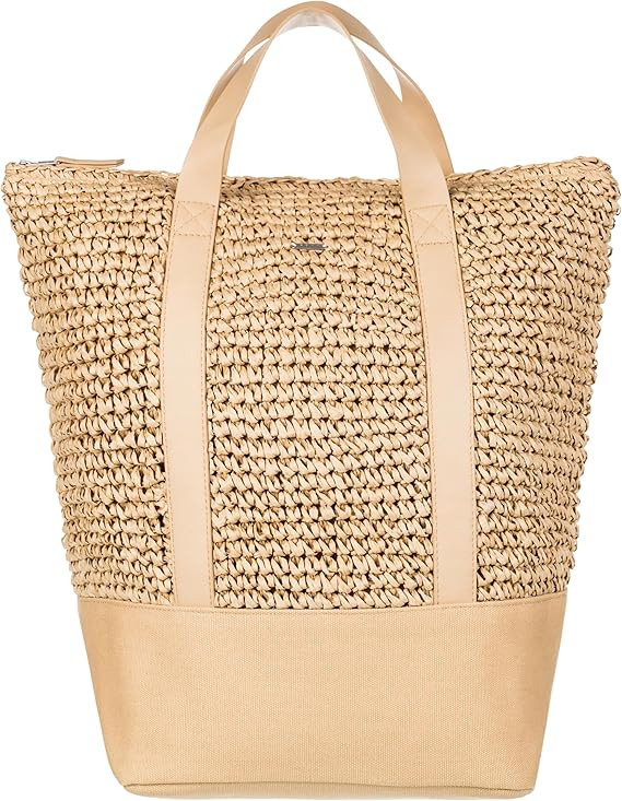 Roxy Women's Beach Tote Bag | Travel | Vacation | Straw | Lightweight | Breathable | Amazon (US)