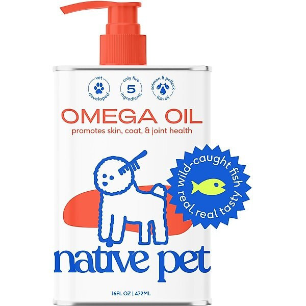 Native Pet Omega 3 Fish Oil To Support Skin & Coat Health Dog Supplement | Chewy.com