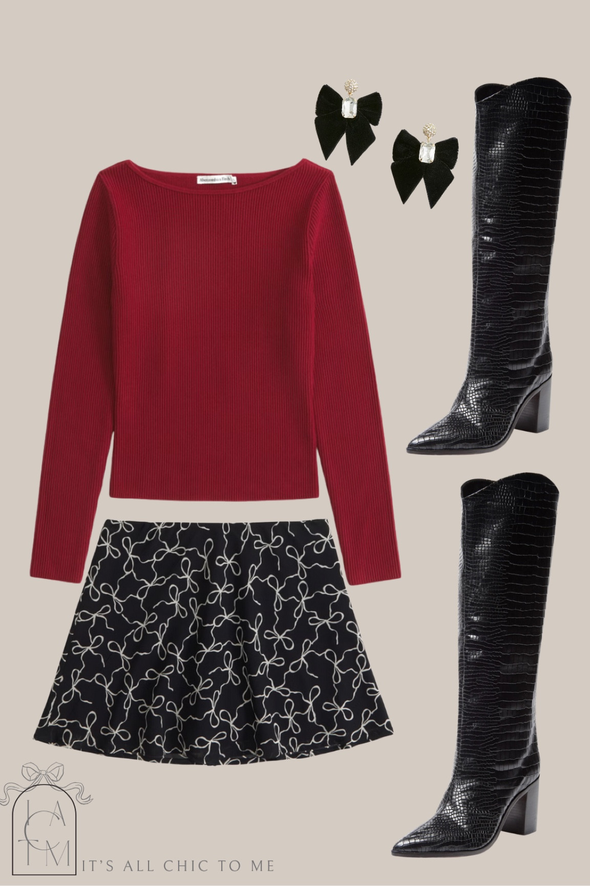 It’s the holiday season, which means it’s time for chic holiday outfits! This outfit is perfect for a hang out with your girls! 

#LTKStyleTip #LTKSeasonal #LTKHoliday