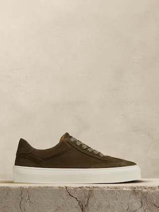 Suede Court Sneaker | Banana Republic (US)