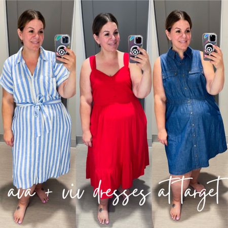 These plus size dresses from Target are perfect for Memorial Day or 4th of July! Wearing 1X in all of them. 

#LTKover40 #LTKplussize #LTKfindsunder50