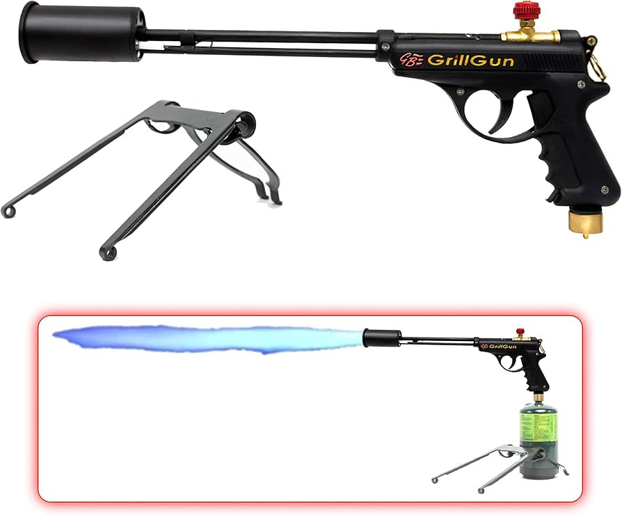 GRILLBLAZER GrillGun Basic Grill Torch & Lighter - Charcoal and Wood Starter - Professional Grill... | Amazon (US)