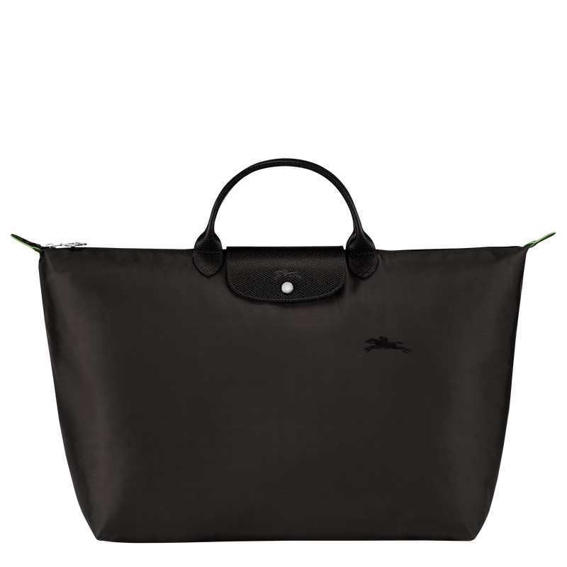 Le Pliage Green S Travel bag Black - Recycled canvas | Longchamp US | Longchamp