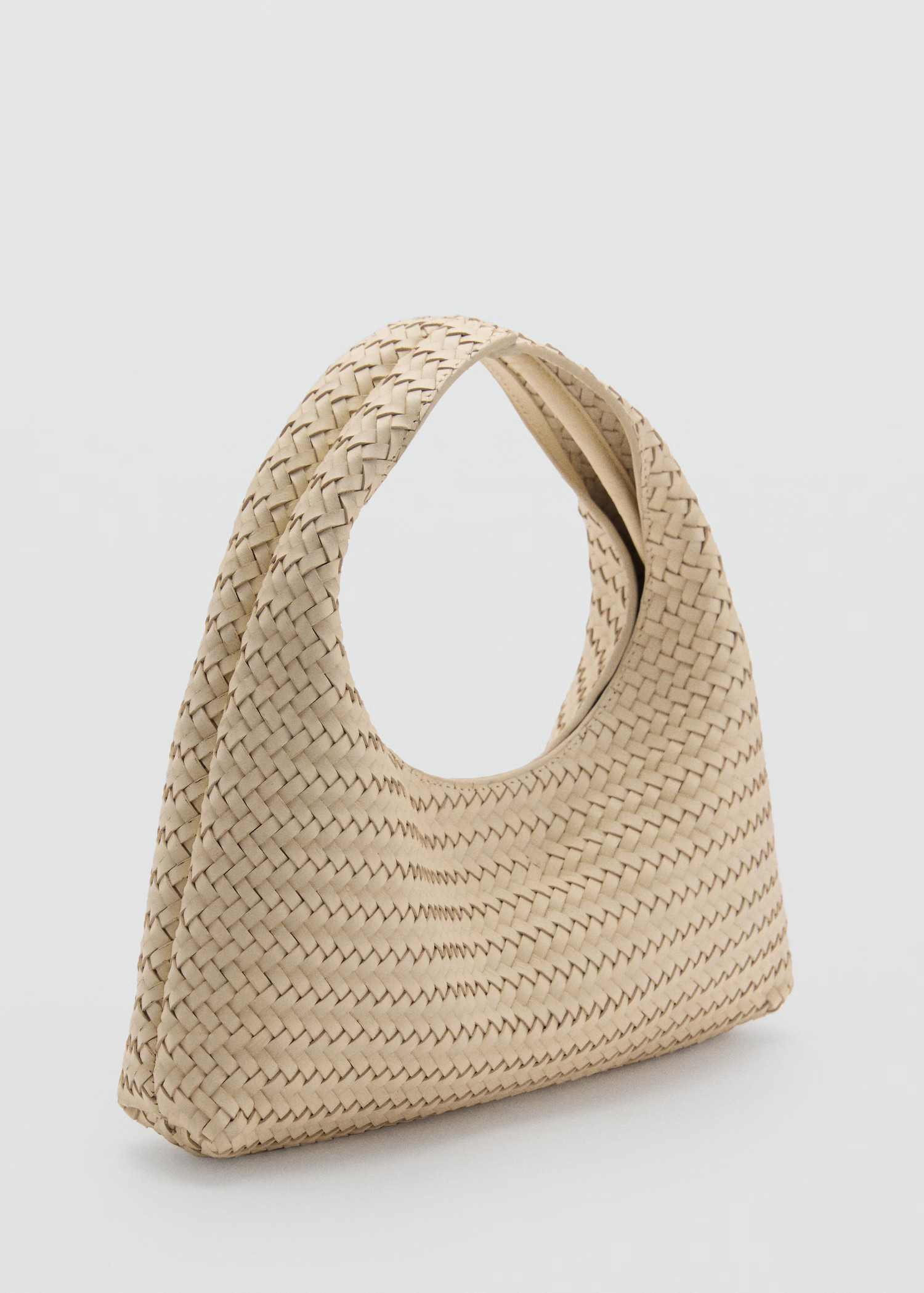 Mini braided leather bag | Mango (US/MX/AU)