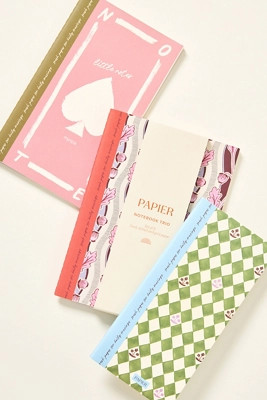 Papier Shuffle the Pack Notebooks, Set of 3 | Anthropologie (UK)