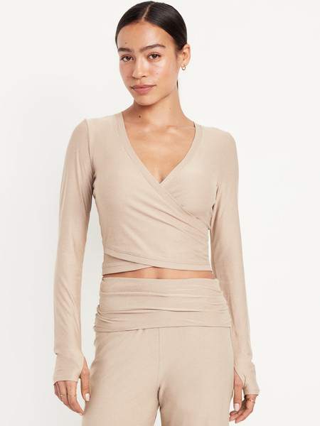 CloudMotion Wrap-Front Top | Old Navy (US)