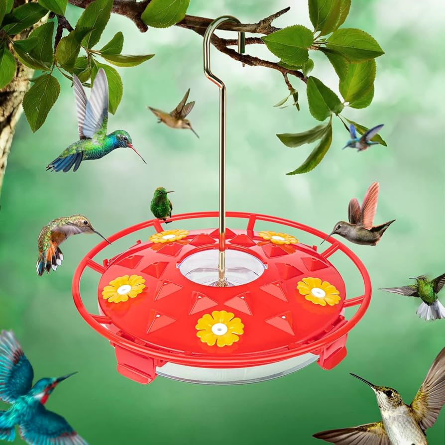 Hummingbird Feeders for Outdoors Hanging, 20 Feeding Ports for Attract More Hummingbirds, Ant & B... | Amazon (US)