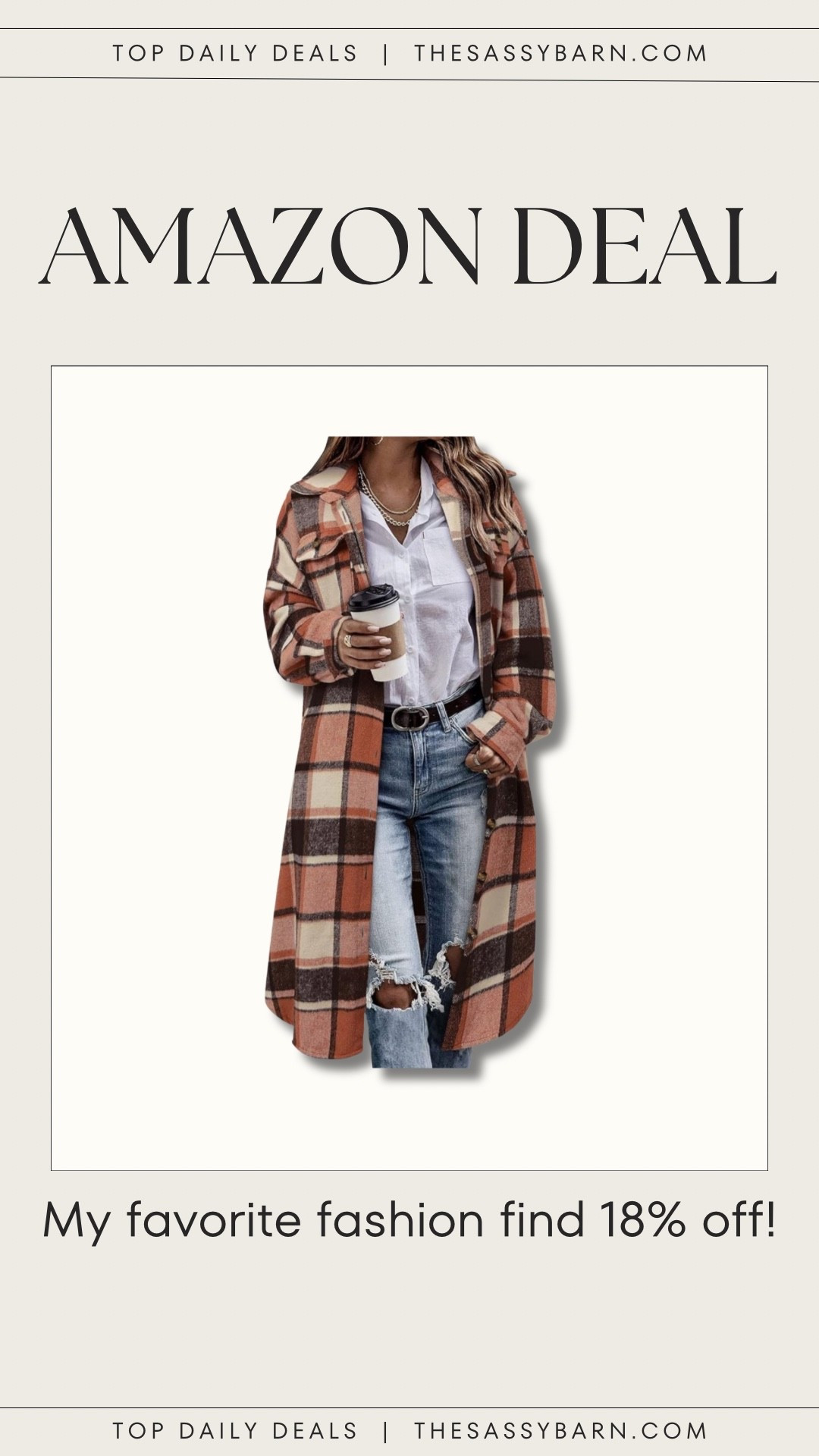 18% Off
CHICZONE Womens Plaid Shacket Jacket Long Corduroy Shirt Casual Lapel Button Down Flannel Trench Coats

#LTKSeasonal #LTKStyleTip #LTKSaleAlert