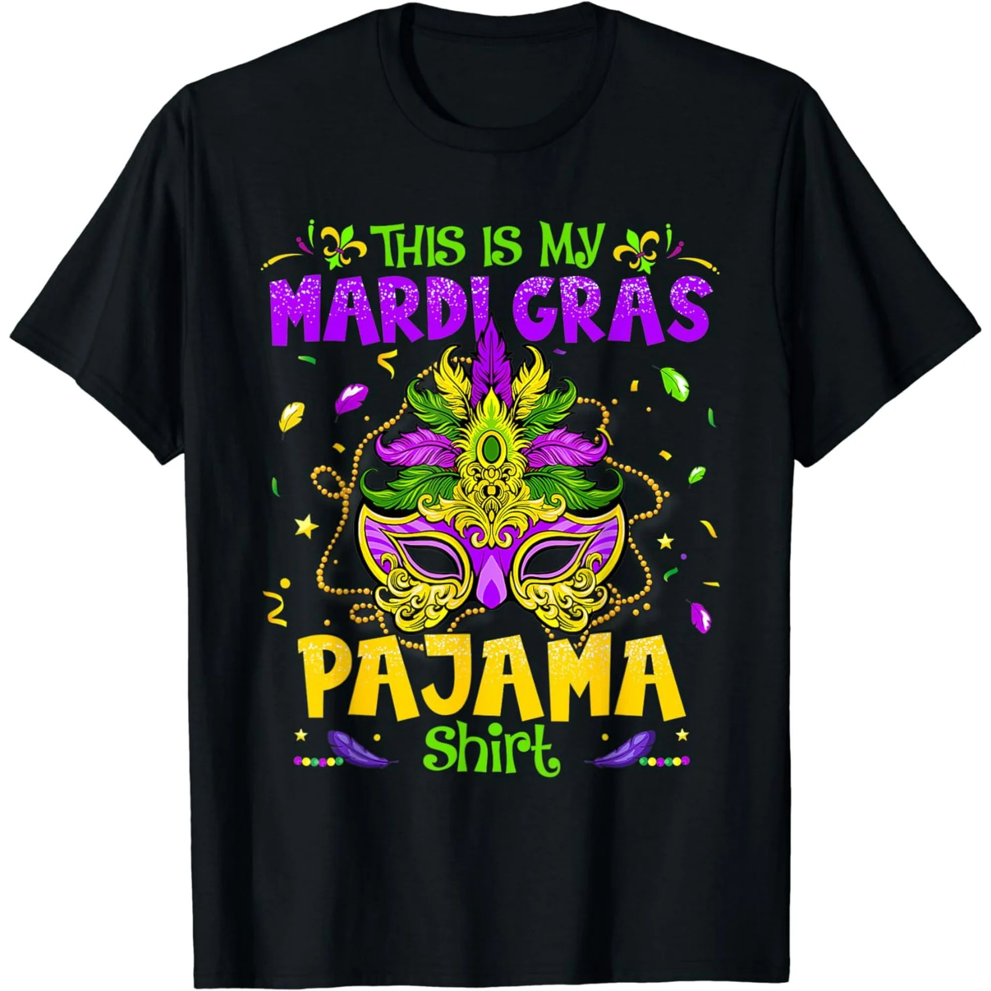 This Is My Mardi Gras Pajama Shirt Men Women Boys Girls Kids T-Shirt | Walmart (US)