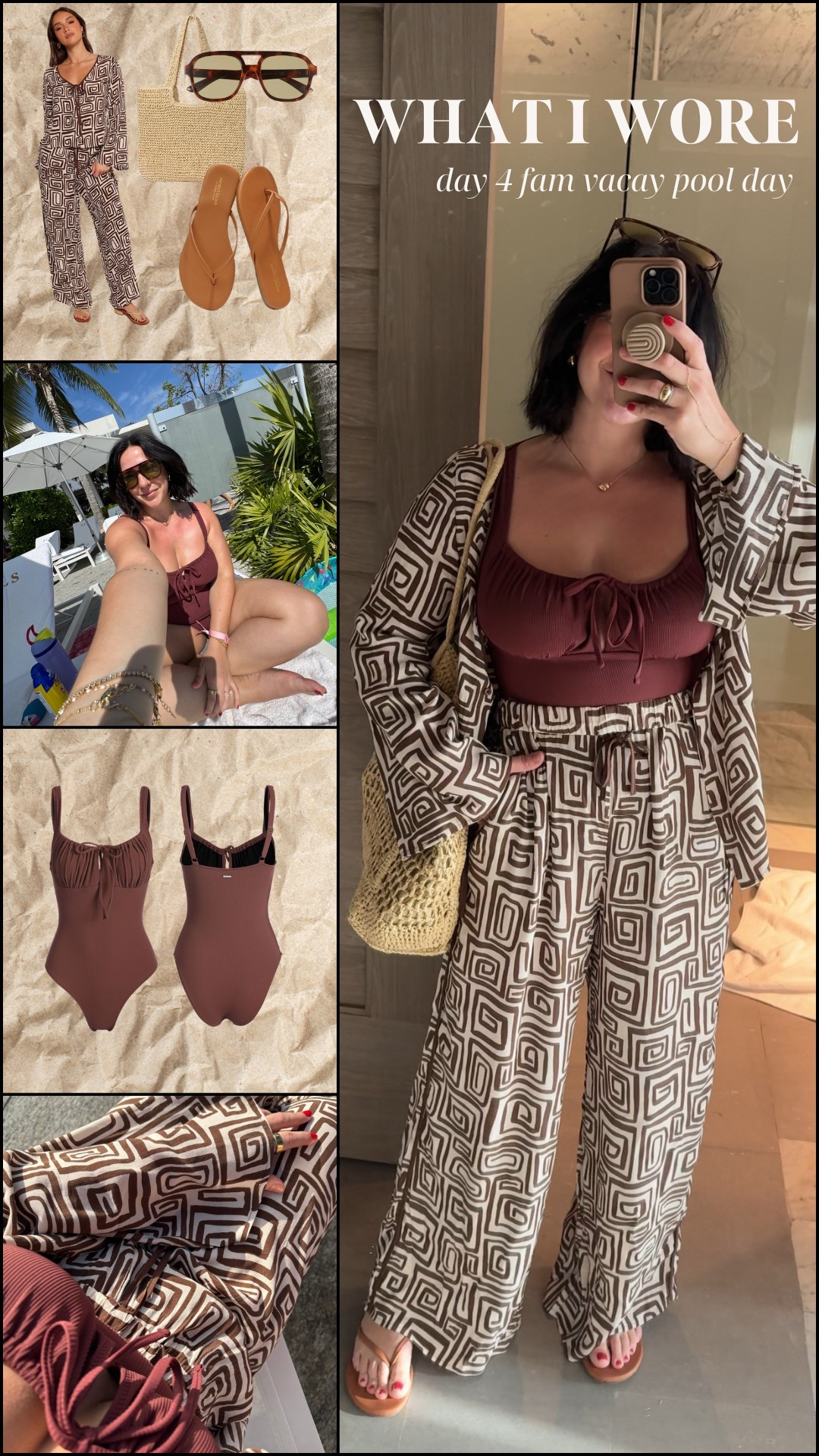 Code NINA20 for $$ off petal and pup! 
 
My day 4 vacation outfit for the pool! Easy, comfortable and stylish beach and pool cover up! I feel so confident in this one piece, I'm in a size L! 

Vacation outfit, Mexico outfit, pool day, resort wear

#LTKTravel #LTKSwim #LTKWatchNow