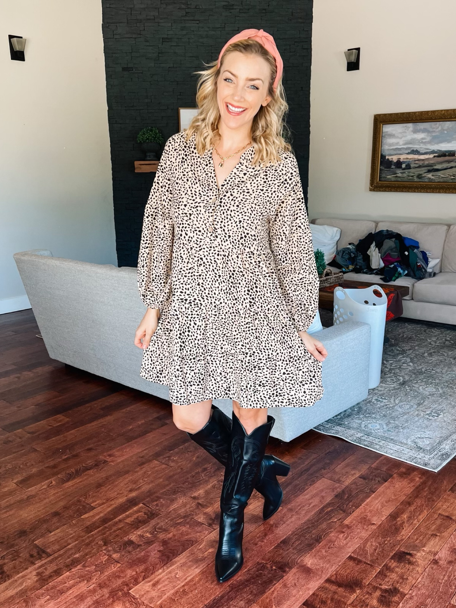 Animal print and some good cowgirl boots for the win! 

#LTKunder50 #LTKunder100