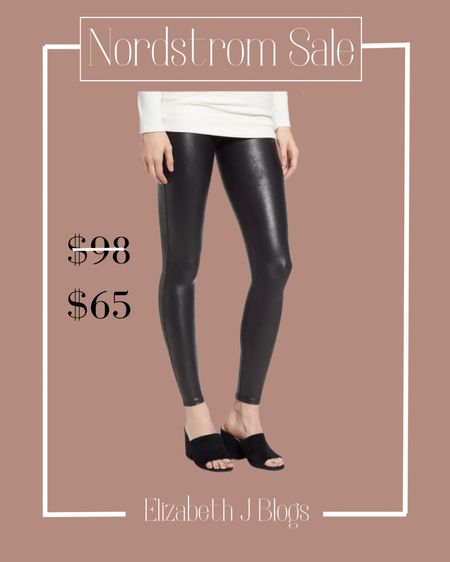 Spanx faux leather leggings on sale. Nordstrom sale. Nsale. Leather leggings. Nsale must haves. Fall outfit

#LTKSeasonal #LTKxNSale #LTKunder100