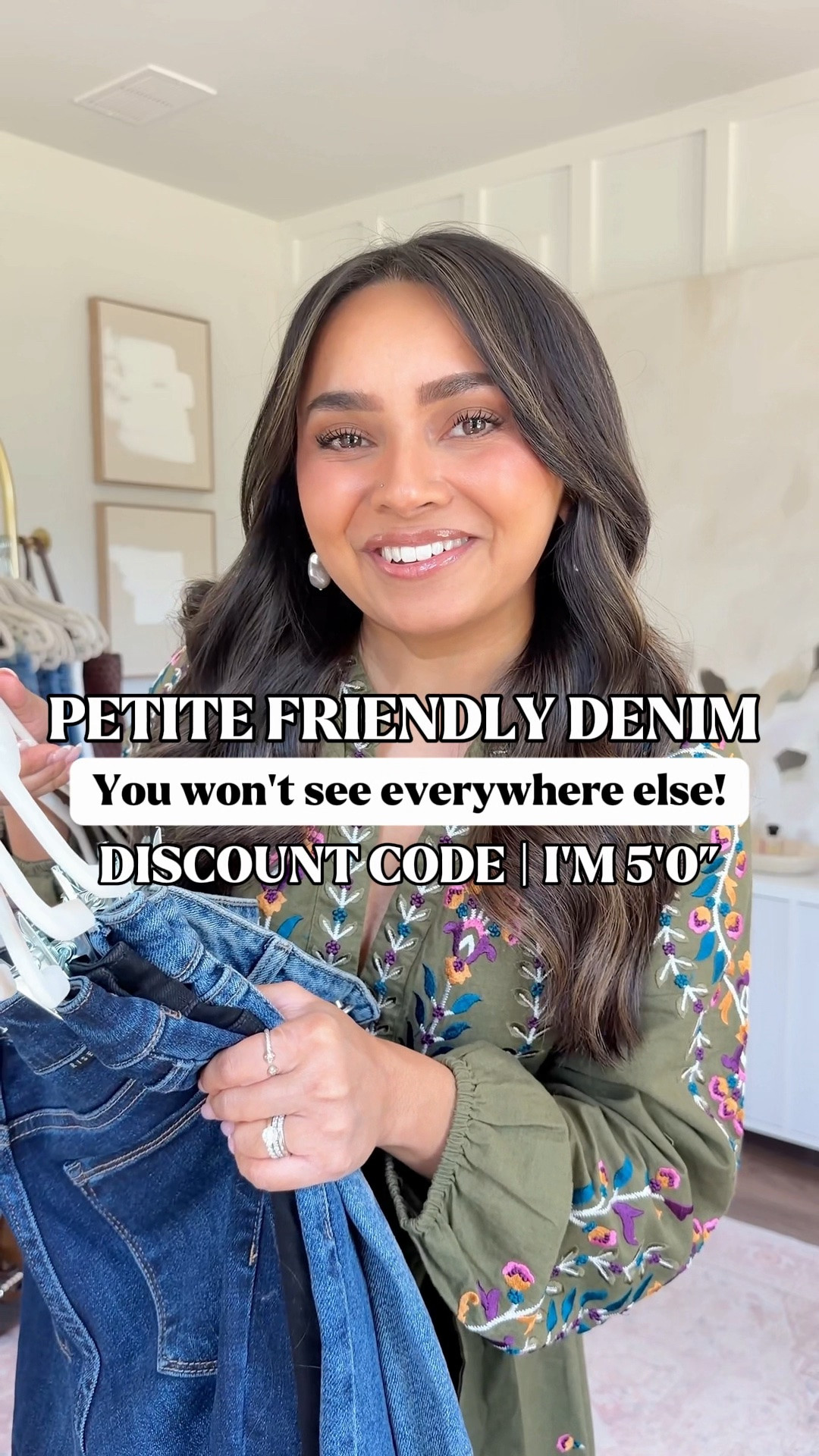 Fall petite friendly denim!
Code: RACHELM15 for 15% off!
Top size xs TTS
Jeans size 26 TTS 

Fall women’s fashion

#LTKSaleAlert #LTKPetite #LTKgrwm