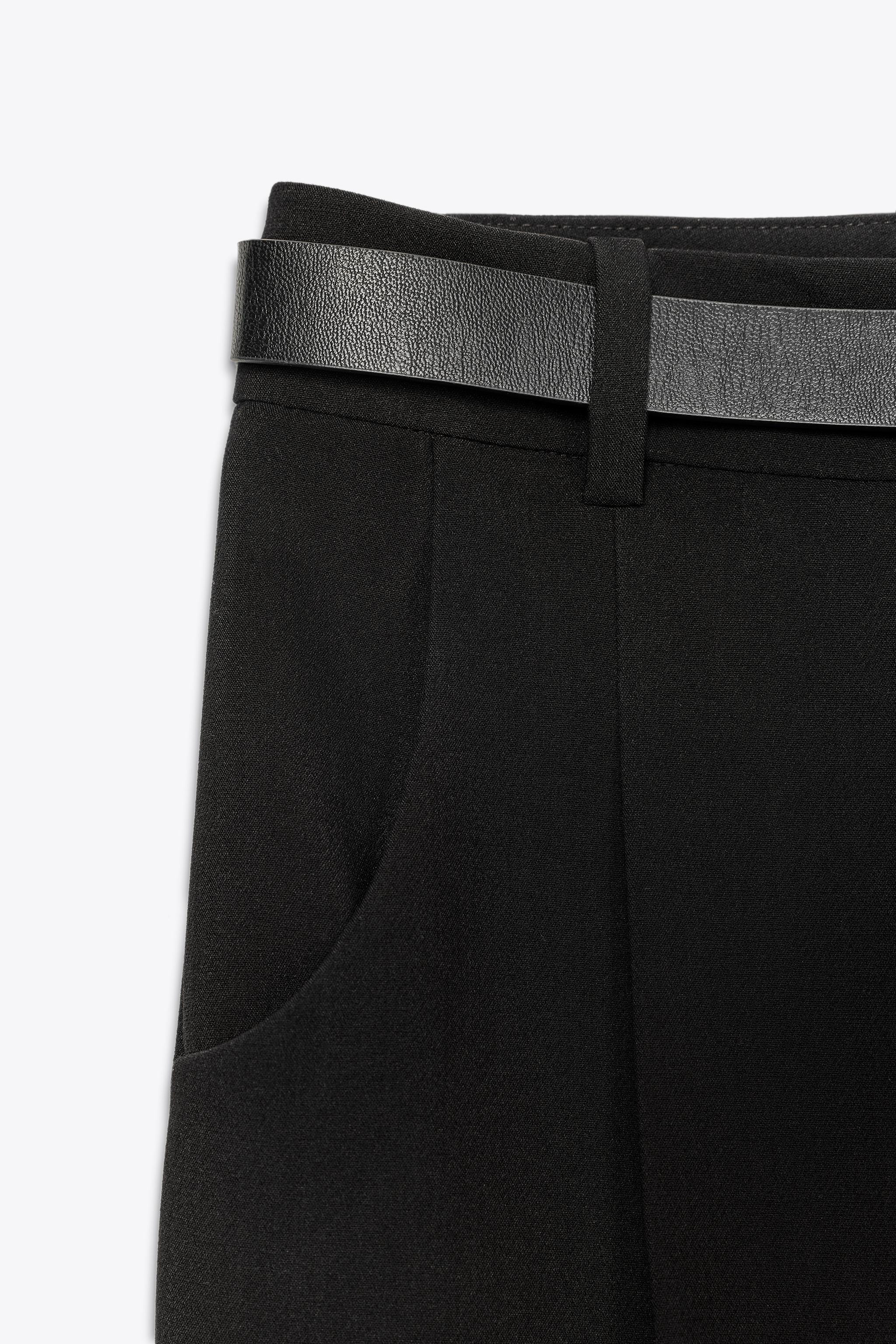 DARTED TROUSERS WITH BELT | Zara UK