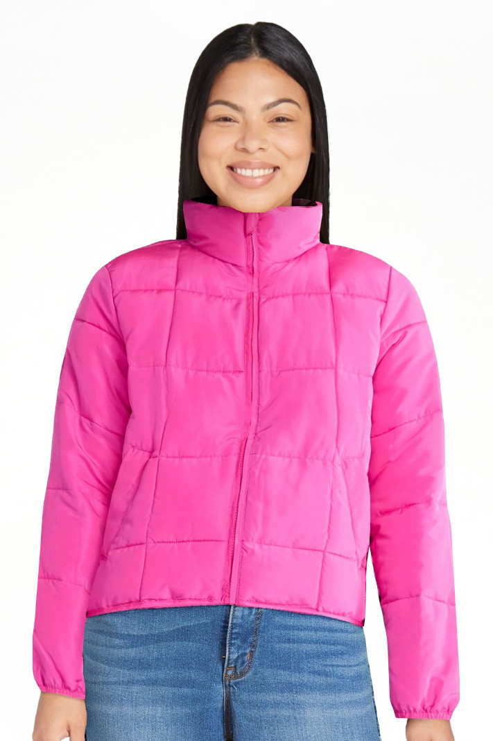 No Boundaries Packable Puffer Jacket, Women's and Women's Plus Sizes XS-4X | Walmart (US)