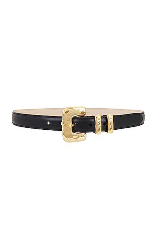 DEHANCHE Tetra Belt in Black & Gold - Black. Size L (also in S, XS). | FWRD 