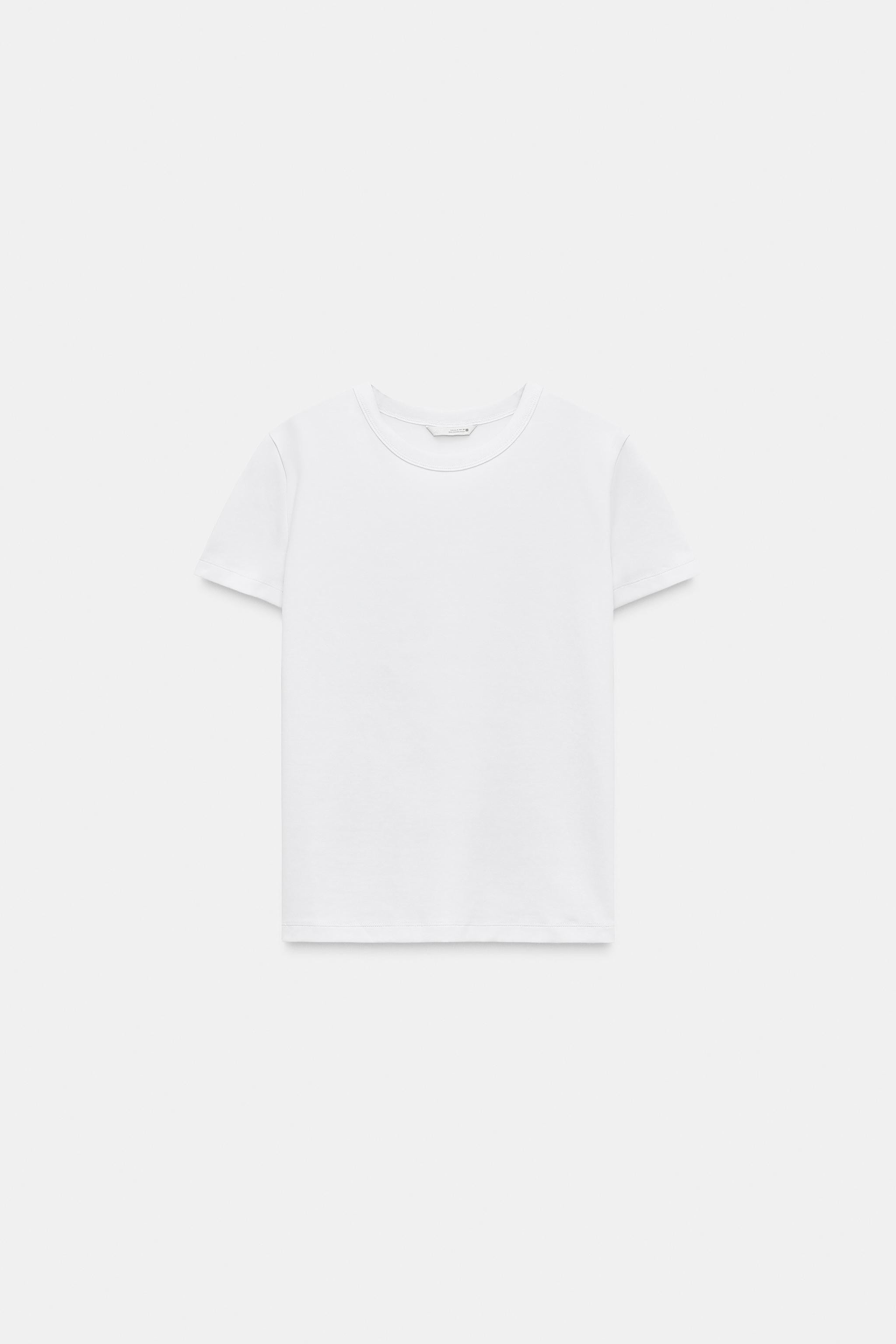 INTERLOCK SHORT SLEEVE T-SHIRT | Zara US