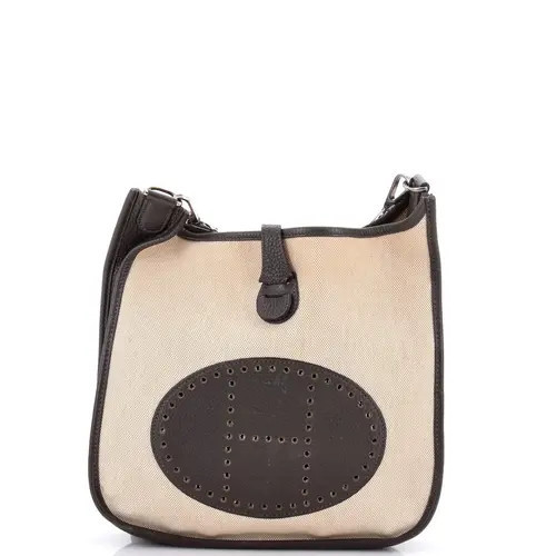Pre-Owned Hermes Evelyne Bag Gen III Toile and Leather PM in Brown at Nordstrom, Size Small | Nordstrom