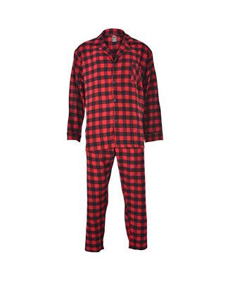 Hanes Platinum Hanes Men's Flannel Plaid Pajama Set & Reviews - Pajamas & Robes - Men - Macy's | Macys (US)