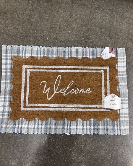 Found some of the cutest doormats at Walmart!! #walmarthome my Texas home 