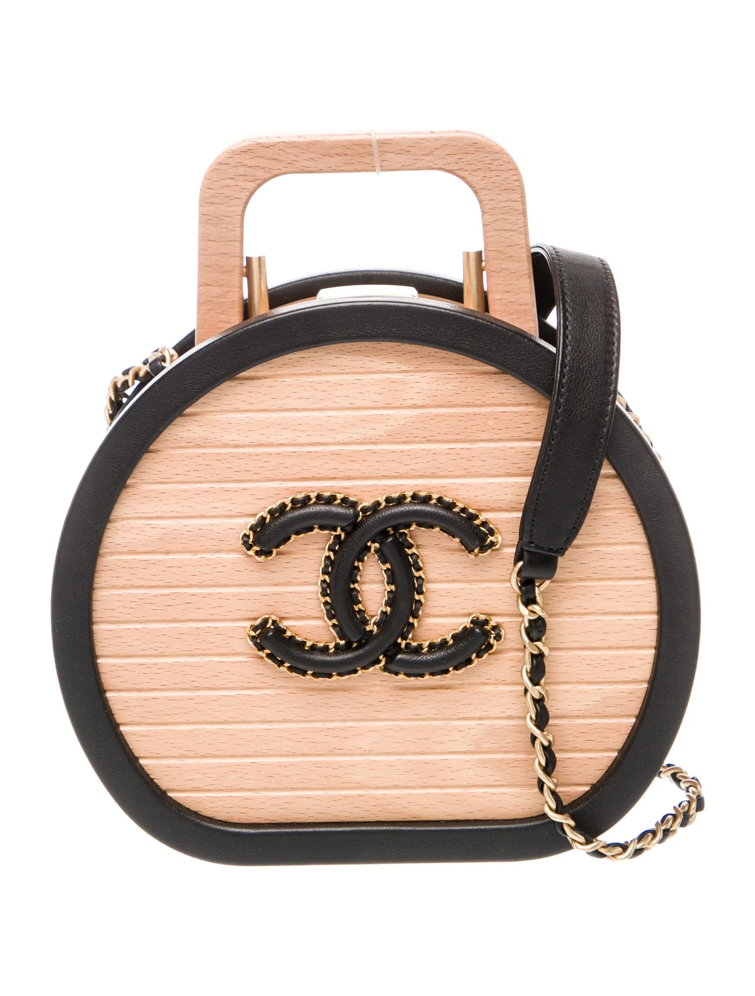 Chanel Beech Wood Vanity Case Bag - Neutrals Handle Bags, Handbags - CHA1366322 | The RealReal | The RealReal