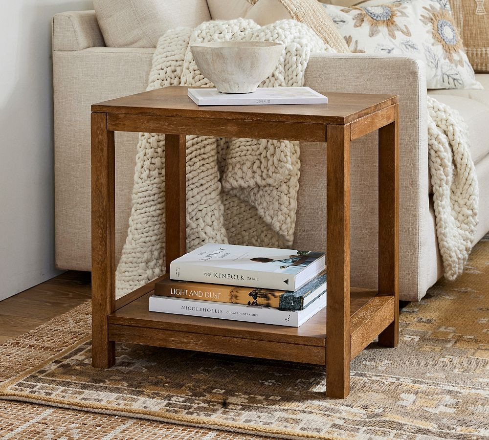 Nicasio Rectangular Side Table (22") | Pottery Barn (US)