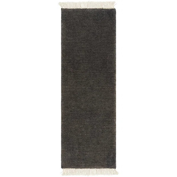 Clio Wool Black Rug | Joss & Main