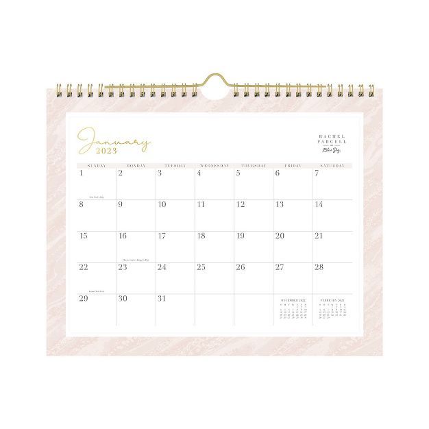 2023 Wall Calendar 11&#34;x8.75&#34; Marlie - Rachel Parcell | Target