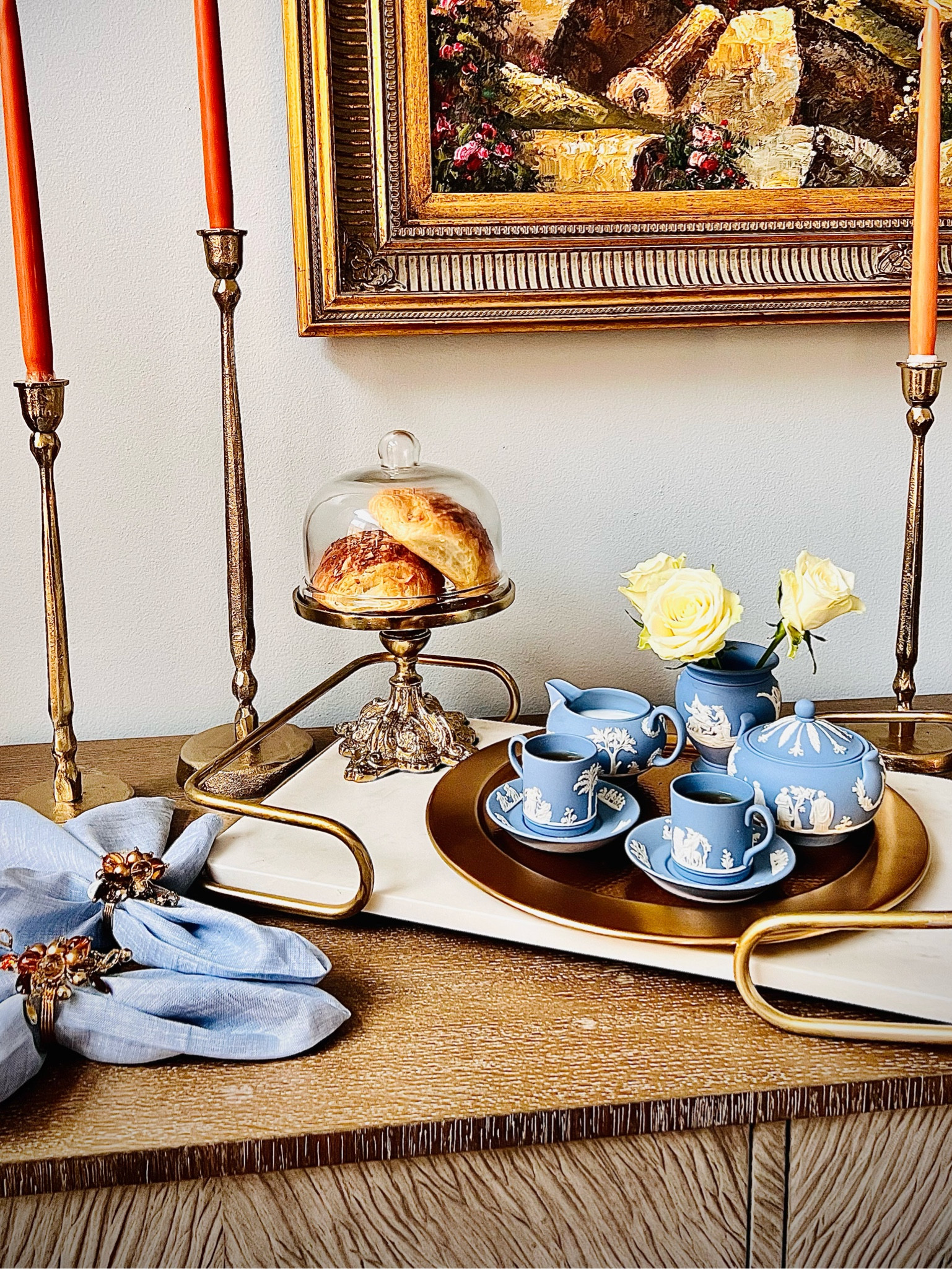 Jasperware is a ceramic art, an iconic synonym  to Wedgwood, and the history of signature Wedgwood Blue. #jasperware #wedgwood #mothersdaygift #tablescape #tablestyling 

#LTKFind #LTKGiftGuide #LTKhome