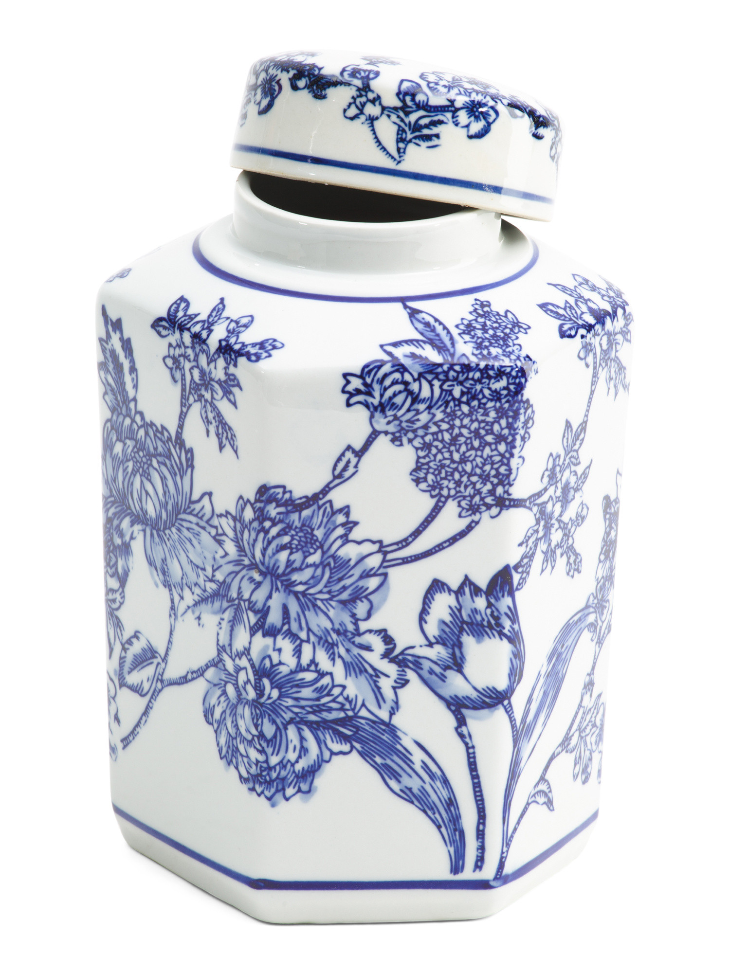 9in Floral Chinoiserie Ceramic Jar With Lid | Home | Marshalls | Marshalls