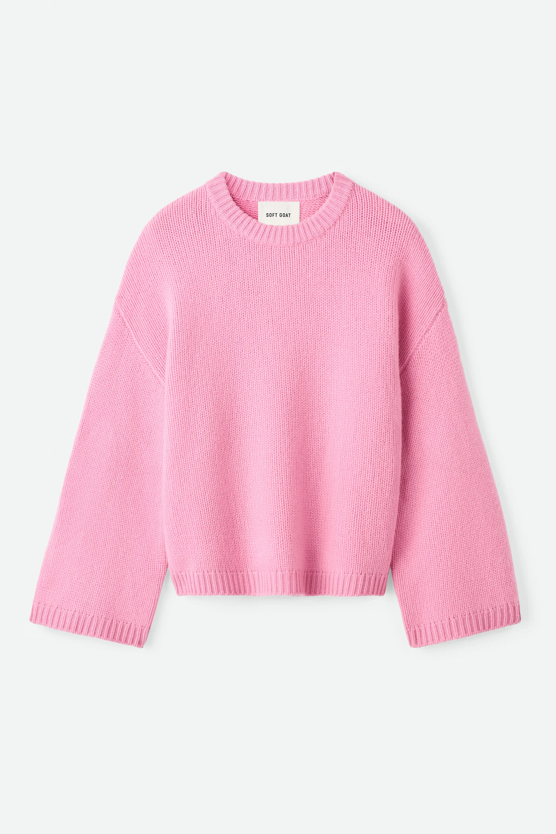 Chunky crewneck - Crewnecks - Pink | Soft Goat | Soft Goat
