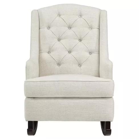 Zoe tufted cheap rocking chair